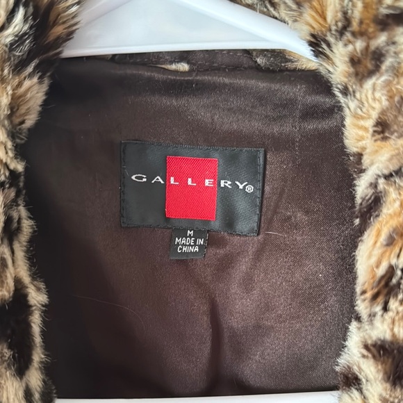 Leopard Print Faux Fur Coat - Picture 2 of 4